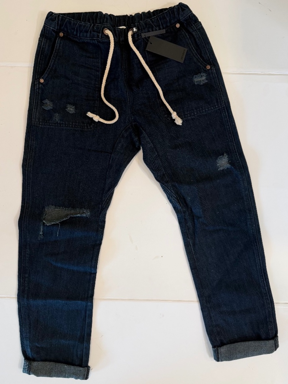 One Teaspoon Fox Black Shabbies Boyfriend Cut Denim